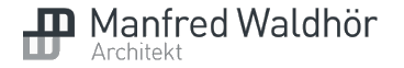 Architekt Dipl.-Ing. Manfred Waldhör, Linz,  Logo